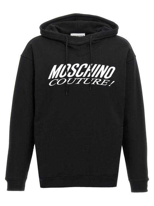 Sudadera bicolor de algodón Moschino