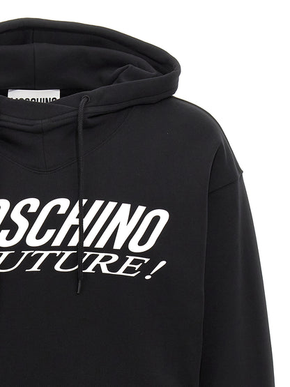 Sudadera bicolor de algodón Moschino