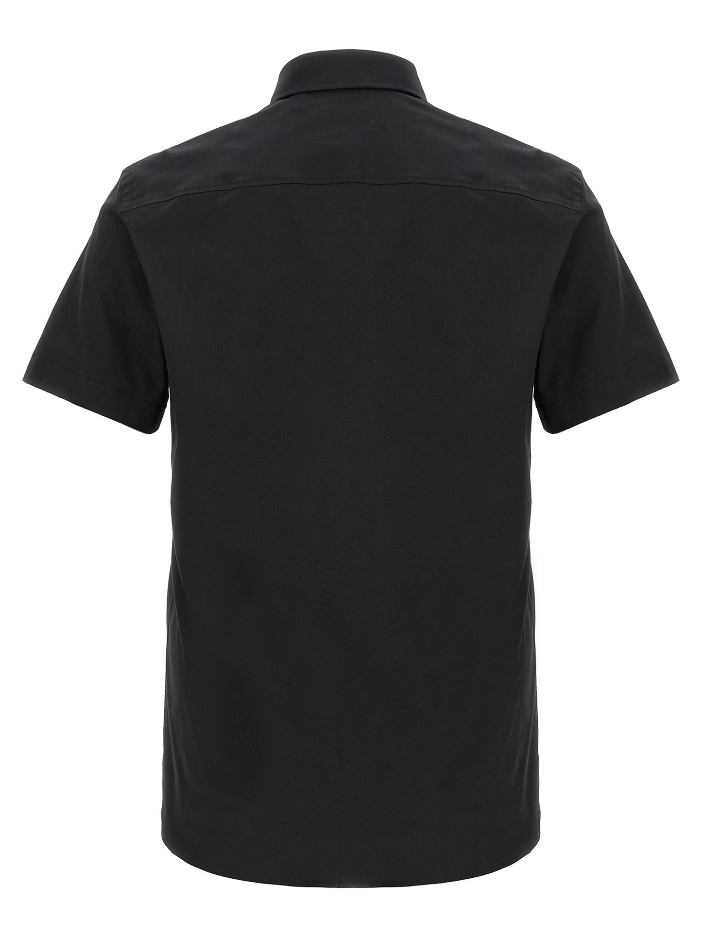 Black Stretchy Cotton Blouse Sherfield Model Burberry