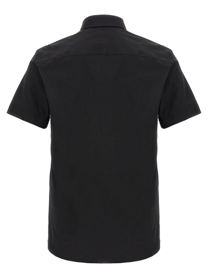 Black Stretchy Cotton Blouse Sherfield Model Burberry