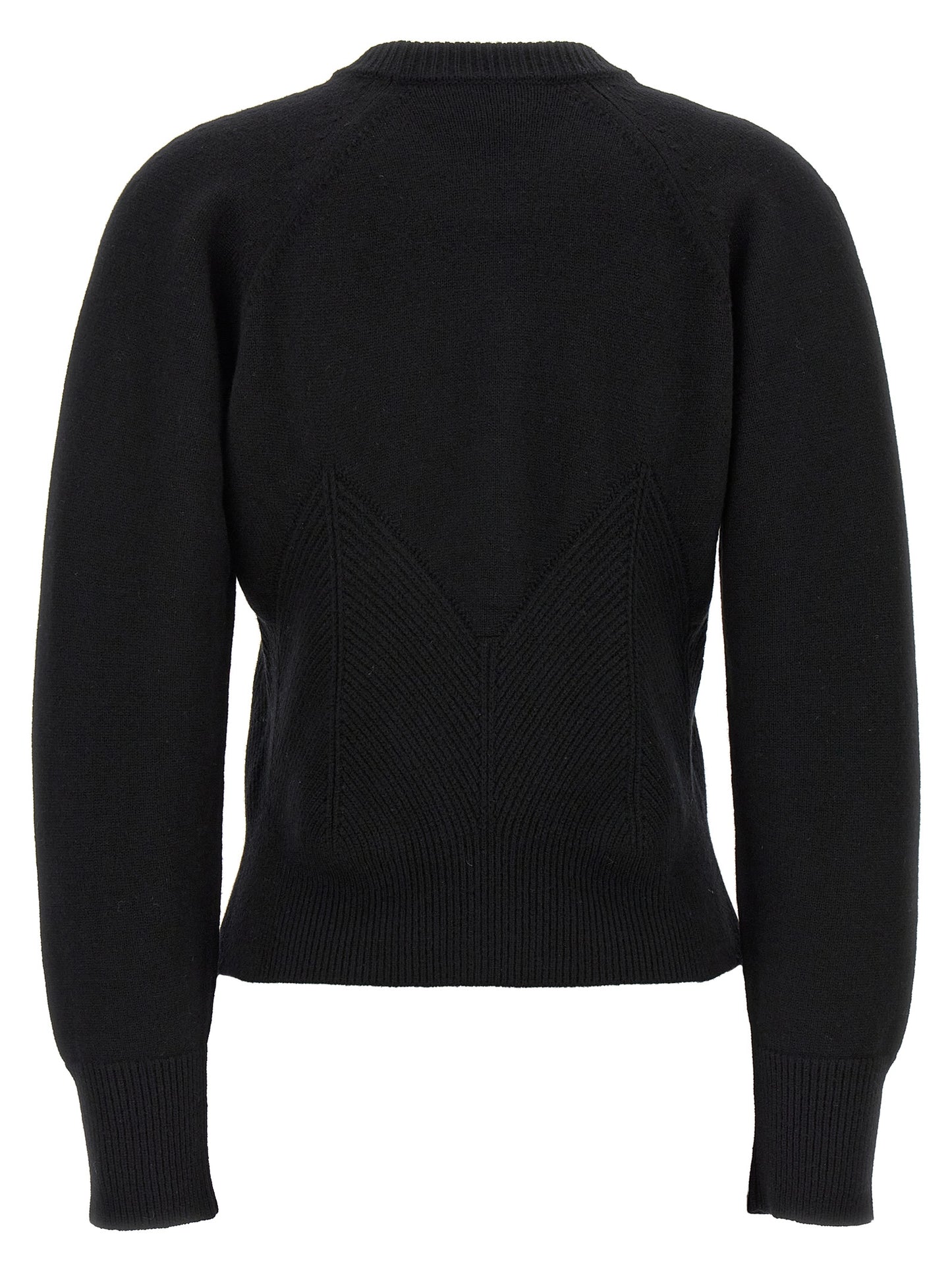Cárdigan de lana negra Alexander McQueen