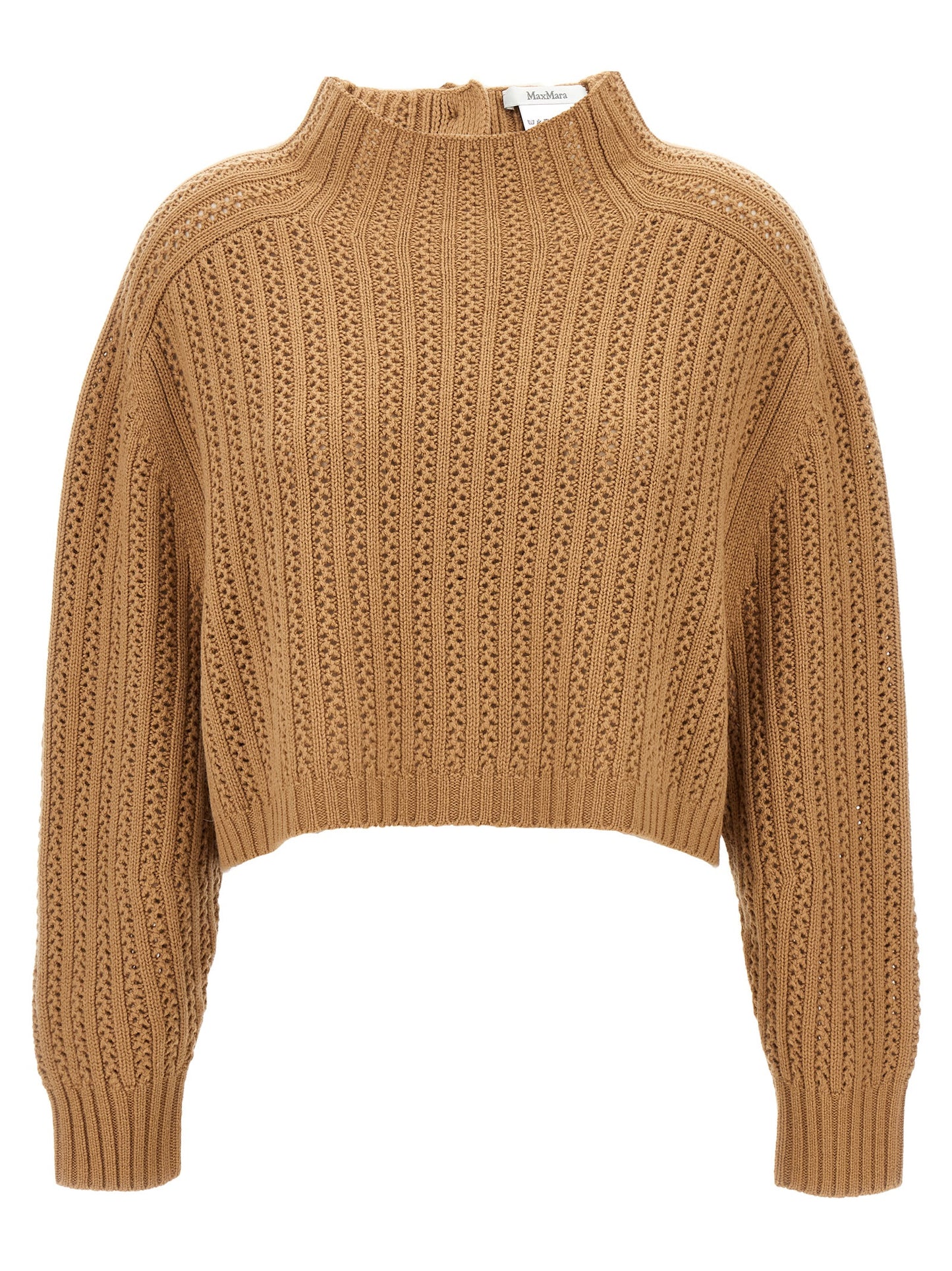 Cárdigan de lana beige Max Mara