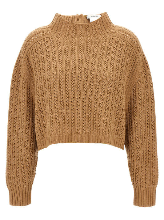 Cárdigan de lana beige Max Mara