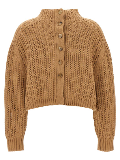 Cárdigan de lana beige Max Mara