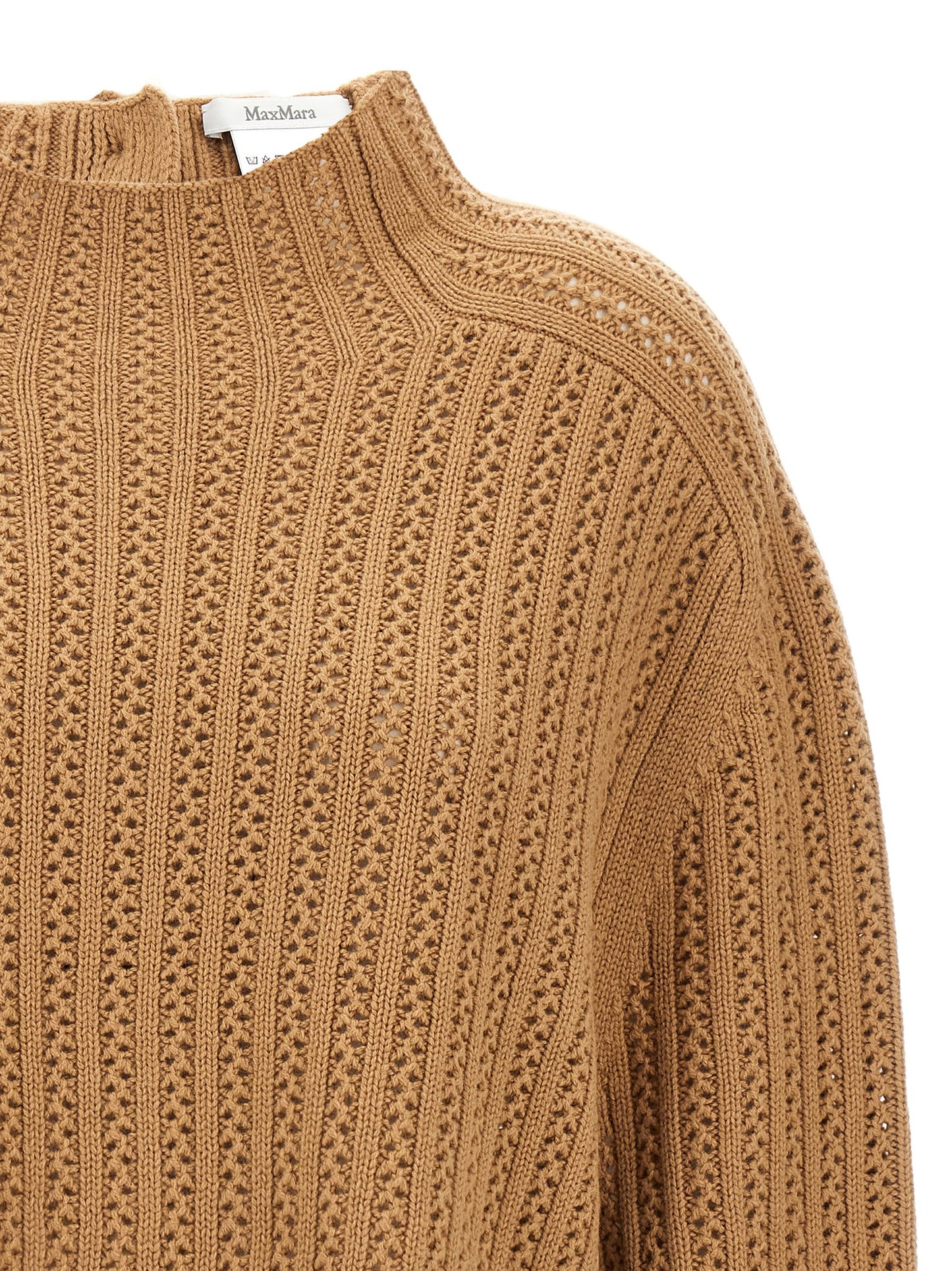 Cárdigan de lana beige Max Mara