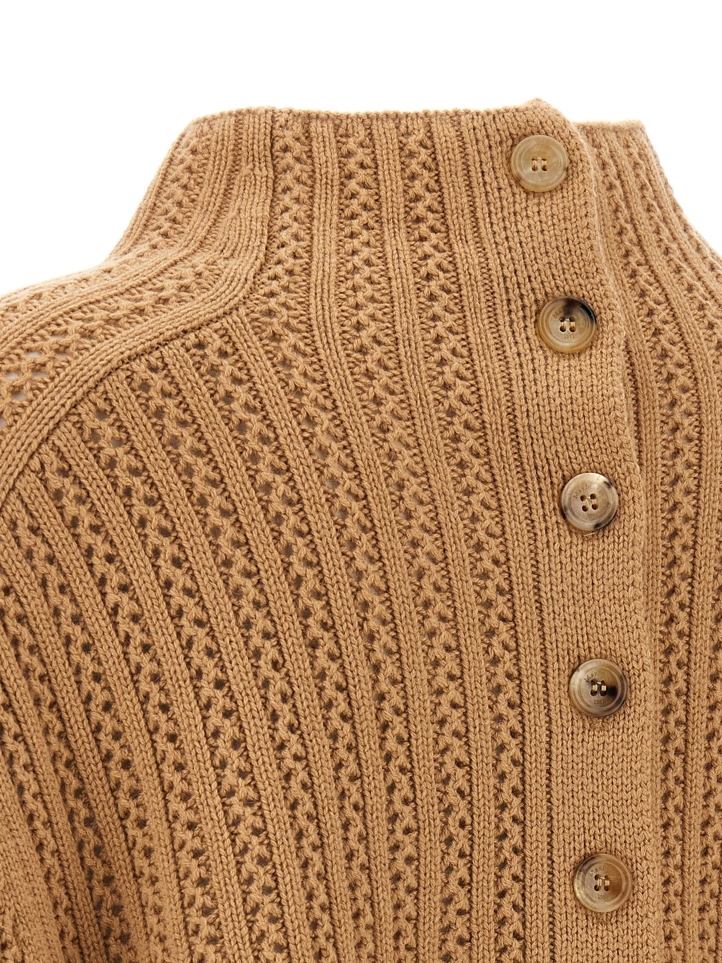 Cárdigan de lana beige Max Mara