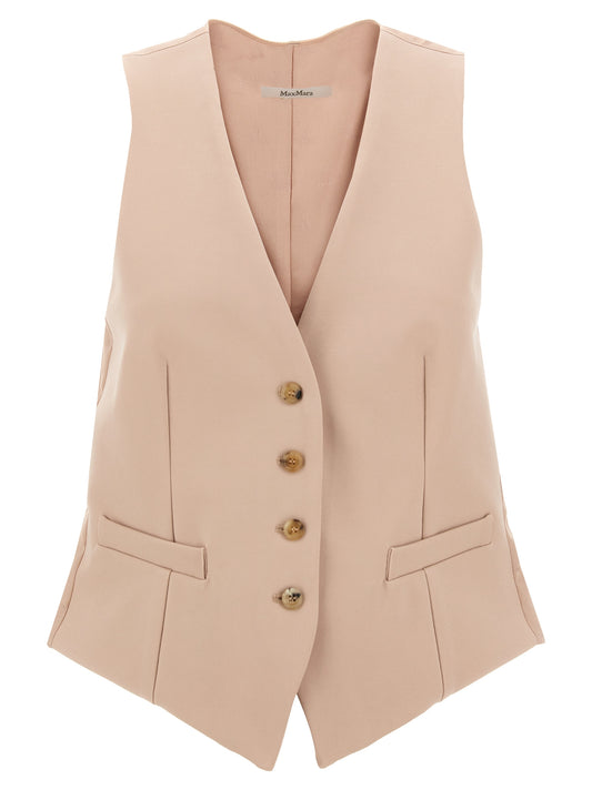 Chaqueta sin mangas Max Mara de acetato multicolor