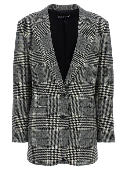 Blazer bicolor de lana de Dolce & Gabbana