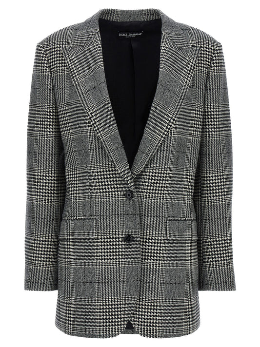 Blazer bicolor de lana de Dolce & Gabbana