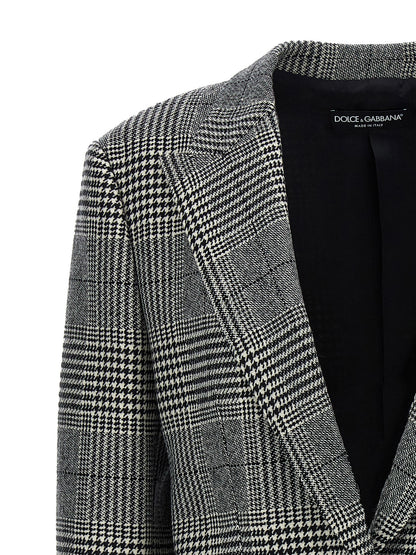 Blazer bicolor de lana de Dolce & Gabbana