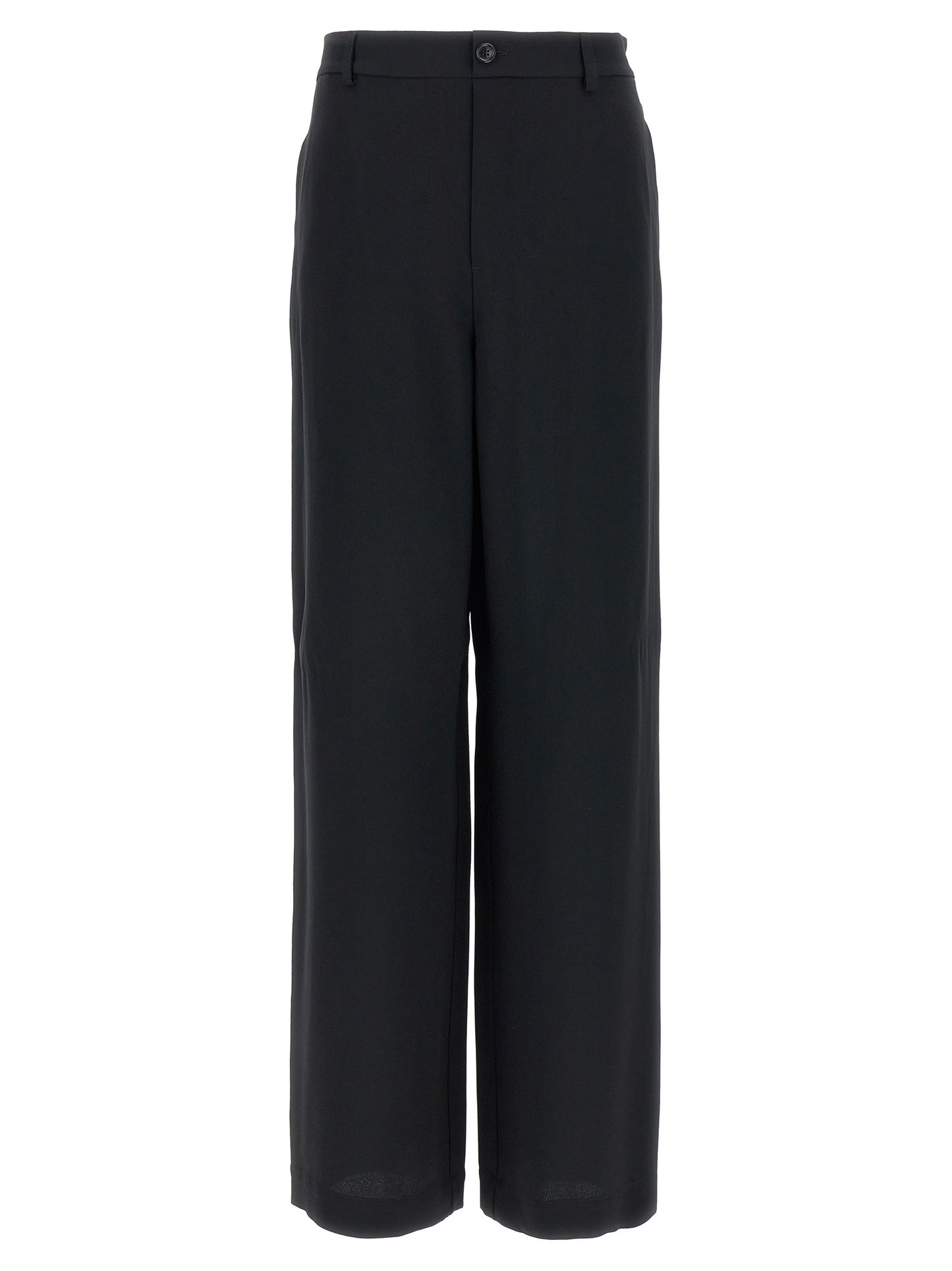 Pantalon décontracté Moschino en acétate noir