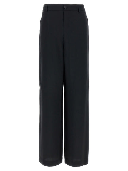 Pantalon décontracté Moschino en acétate noir