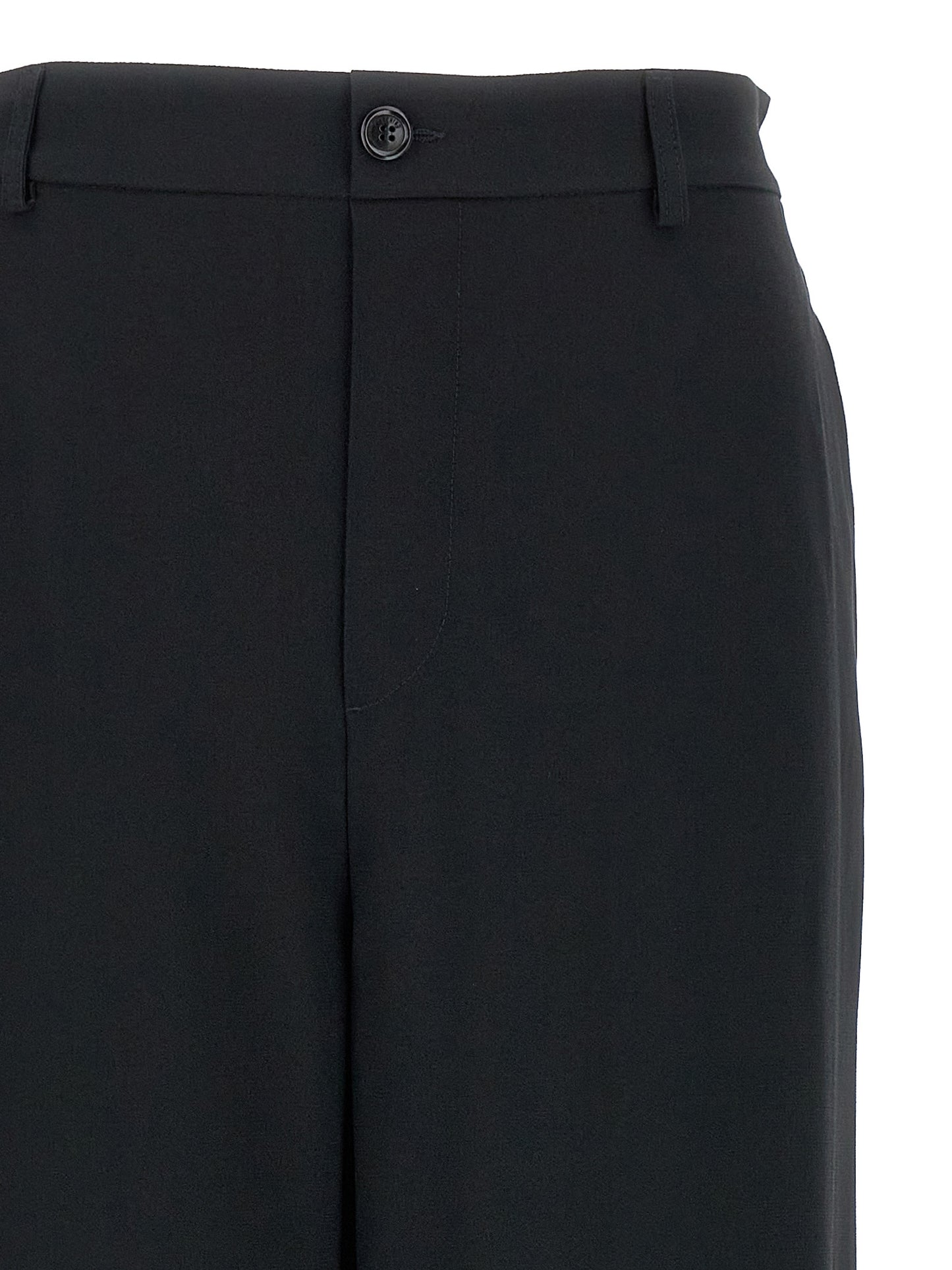 Pantalon décontracté Moschino en acétate noir