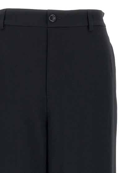 Pantalon décontracté Moschino en acétate noir