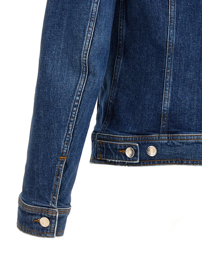 Dolce & Gabbana Blue Cotton Denim Jacket Contemporary Cut