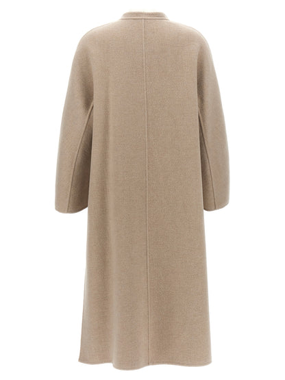 Abrigo Max Mara de cachemir beige