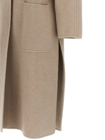 Abrigo Max Mara de cachemir beige