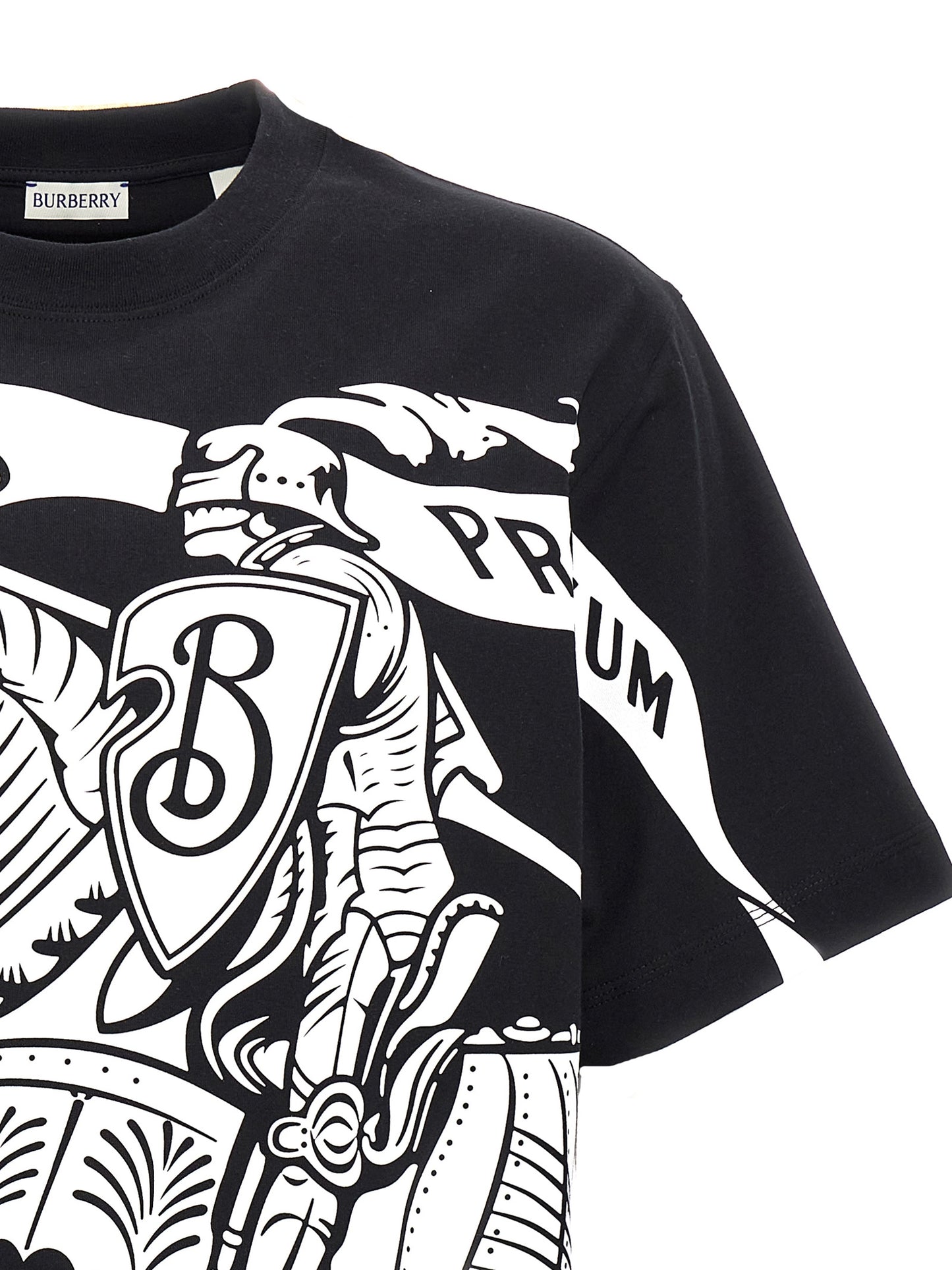 Camiseta bicolor de algodón Burberry