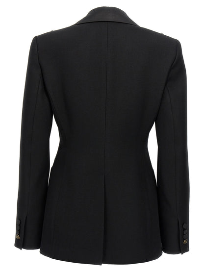Max Mara Blazer Negro de Lana Virgen