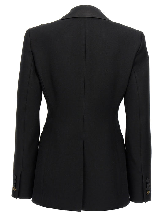 Max Mara Blazer Negro de Lana Virgen