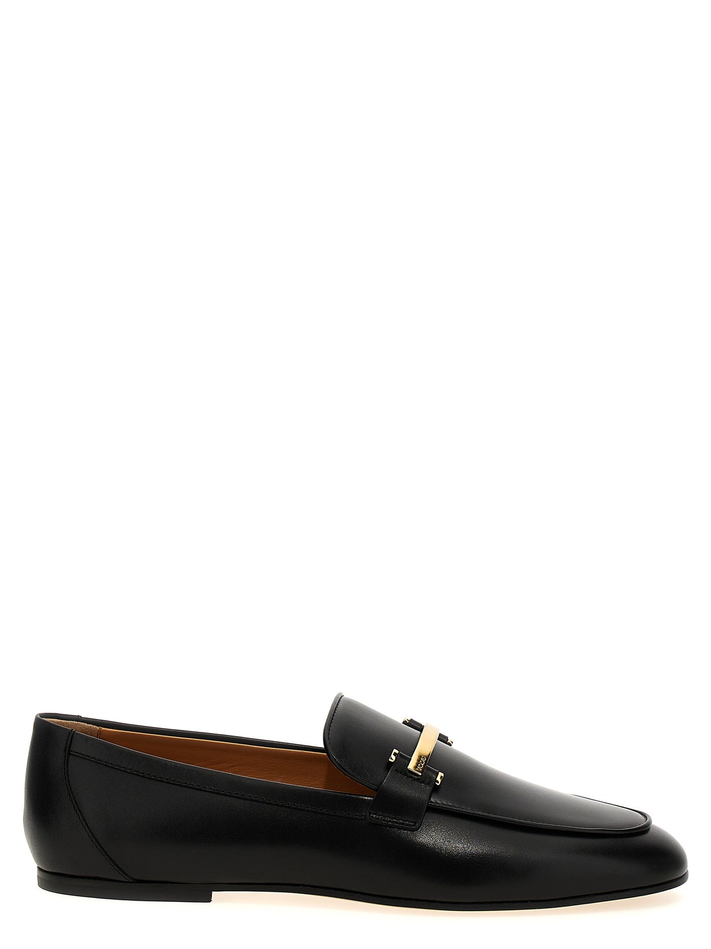 Mocasines slip-on de piel de becerro negra de Tod's
