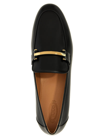 Mocasines slip-on de piel de becerro negra de Tod's