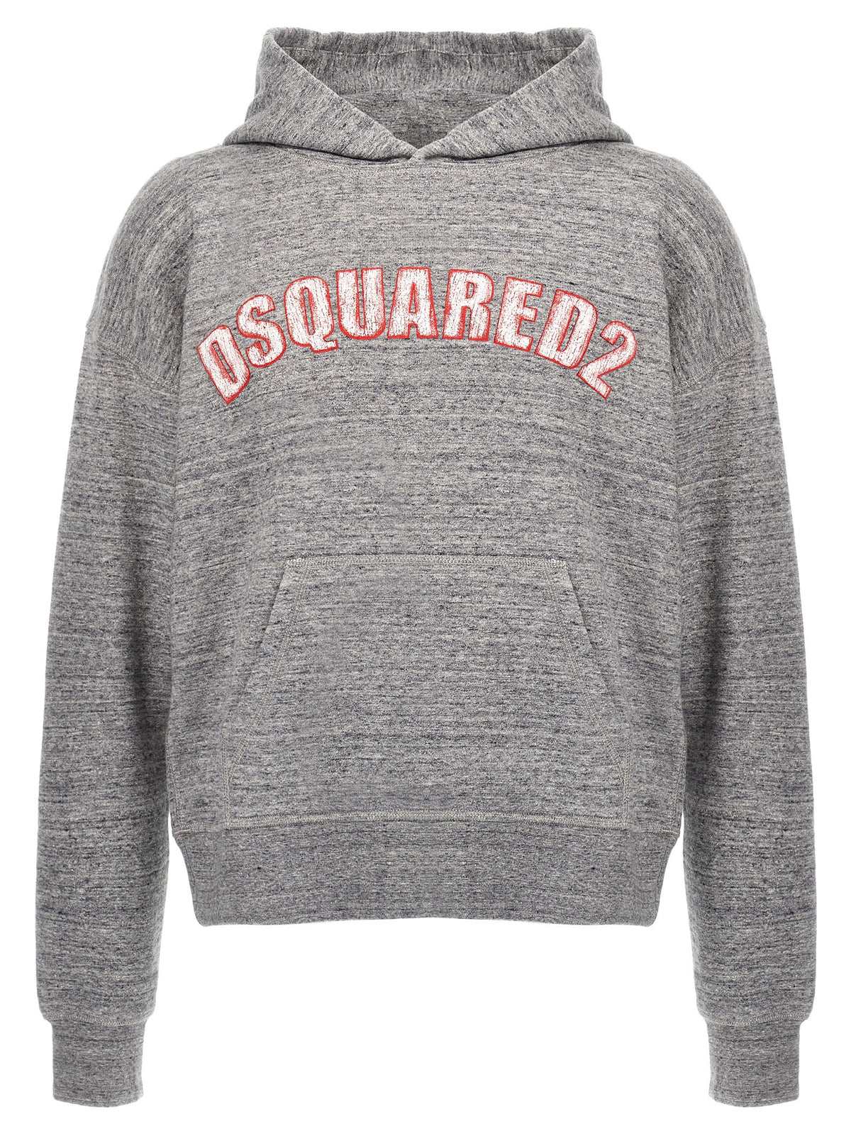 Sudadera Dsquared² De Algodón Gris Con Corte NYC Fit