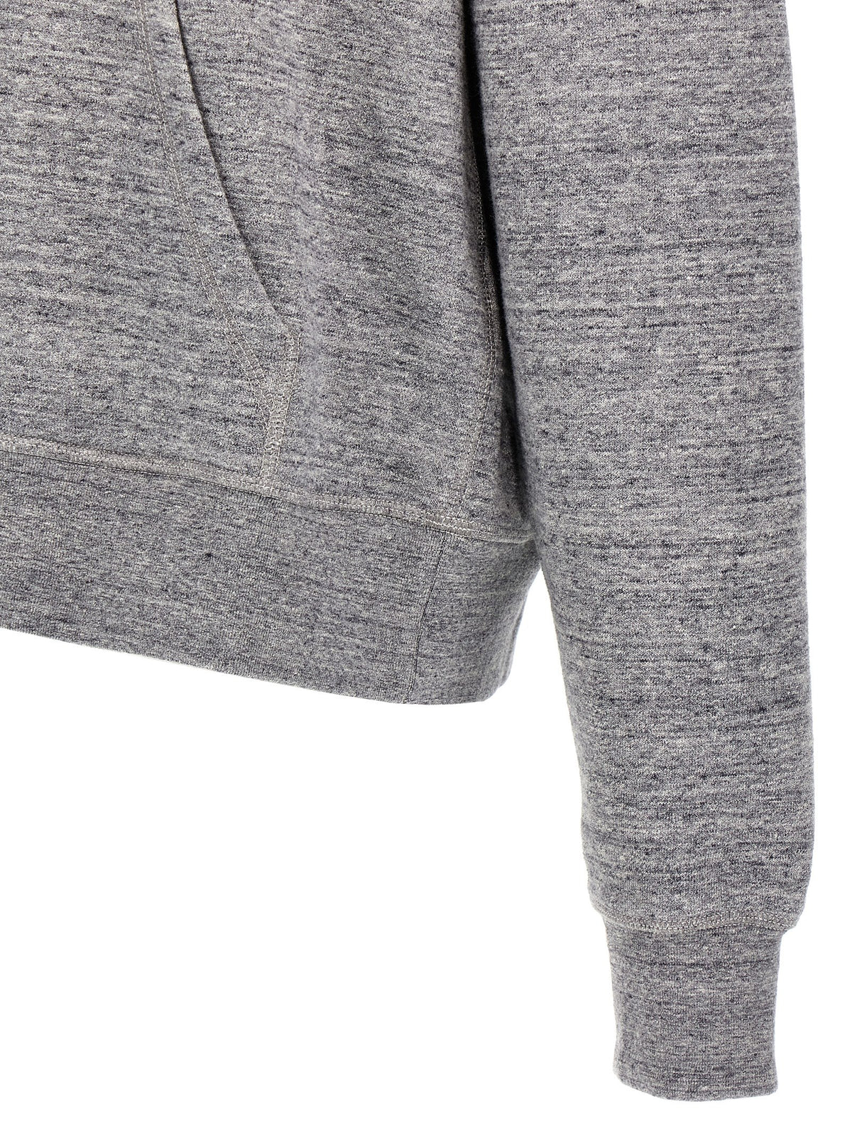 Sudadera Dsquared² De Algodón Gris Con Corte NYC Fit