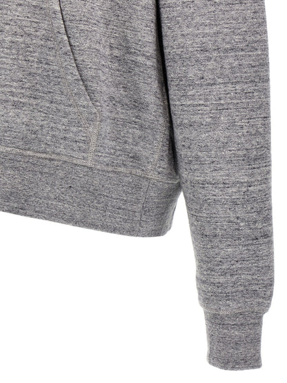 Sudadera Dsquared² De Algodón Gris Con Corte NYC Fit