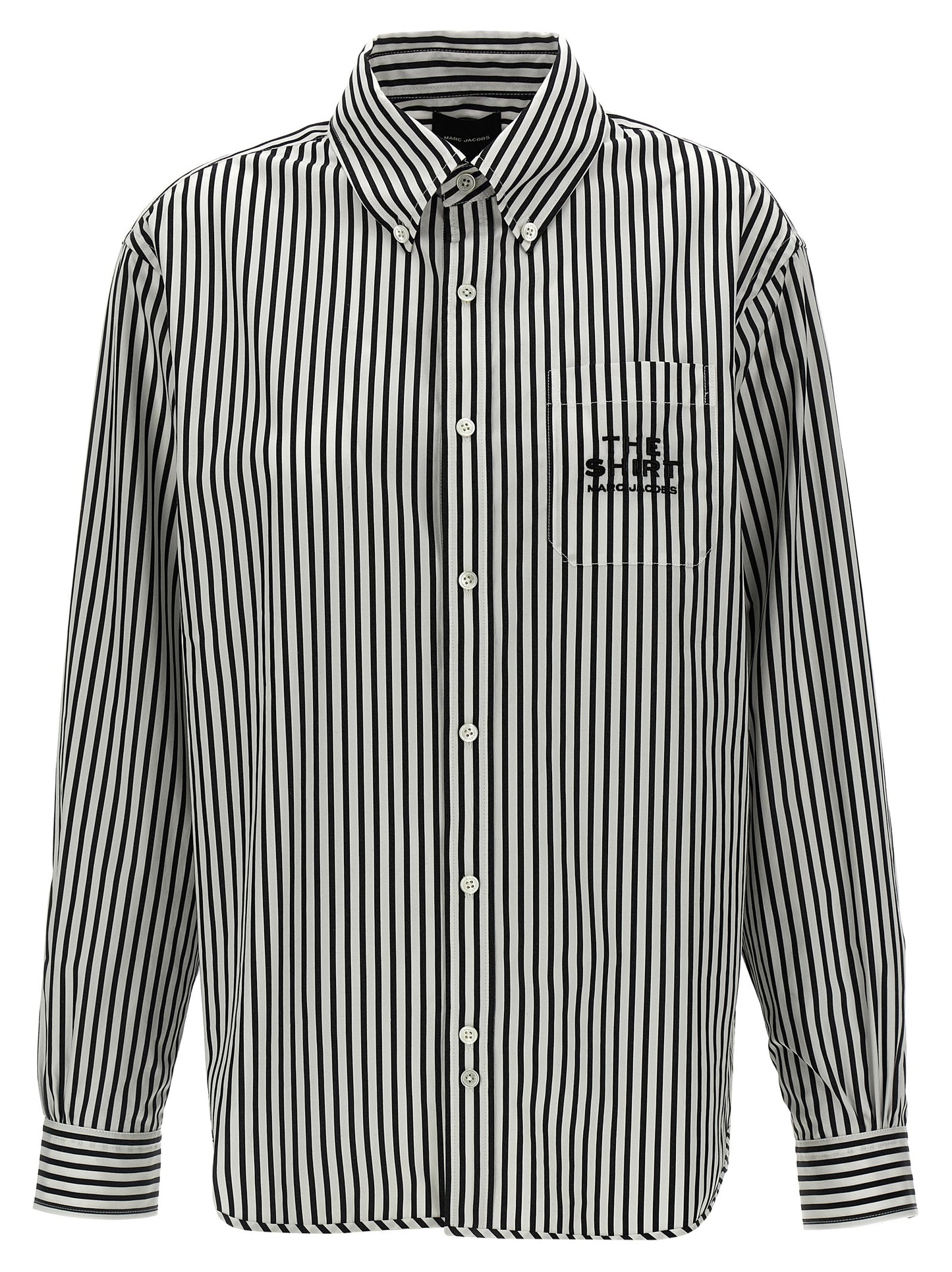 Blusa de algodón bicolor Marc Jacobs