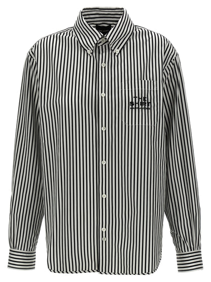 Blusa de algodón bicolor Marc Jacobs