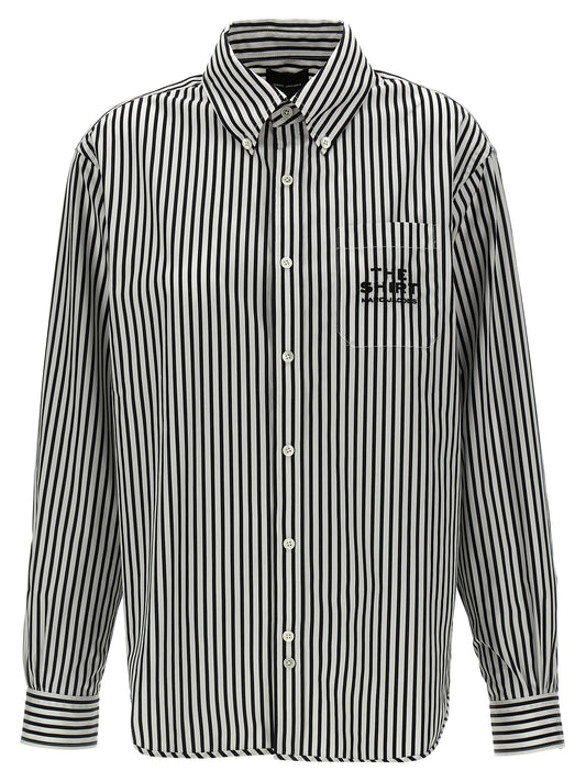 Blusa de algodón bicolor Marc Jacobs