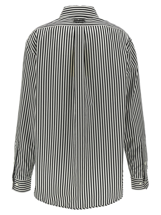 Blusa de algodón bicolor Marc Jacobs