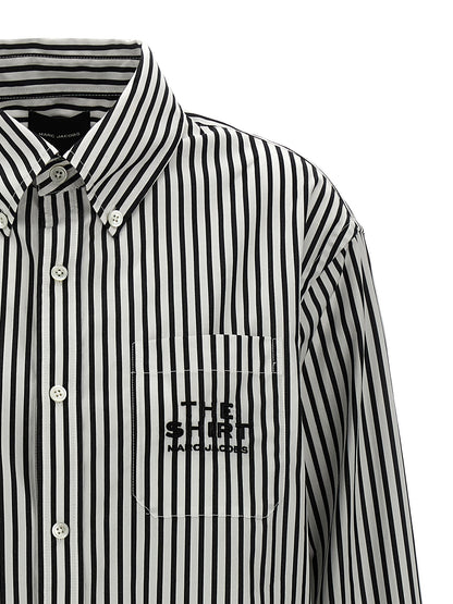 Blusa de algodón bicolor Marc Jacobs