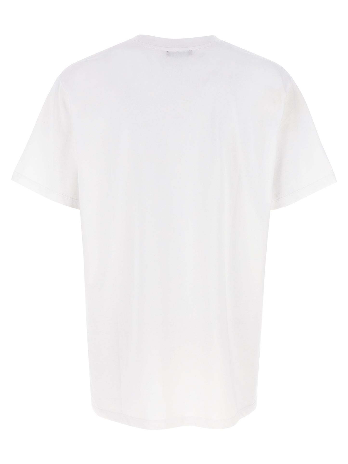 Camiseta Balmain De Algodón Orgánico Estilo Bicolor