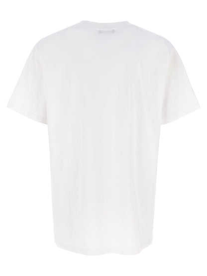 Camiseta Balmain De Algodón Orgánico Estilo Bicolor
