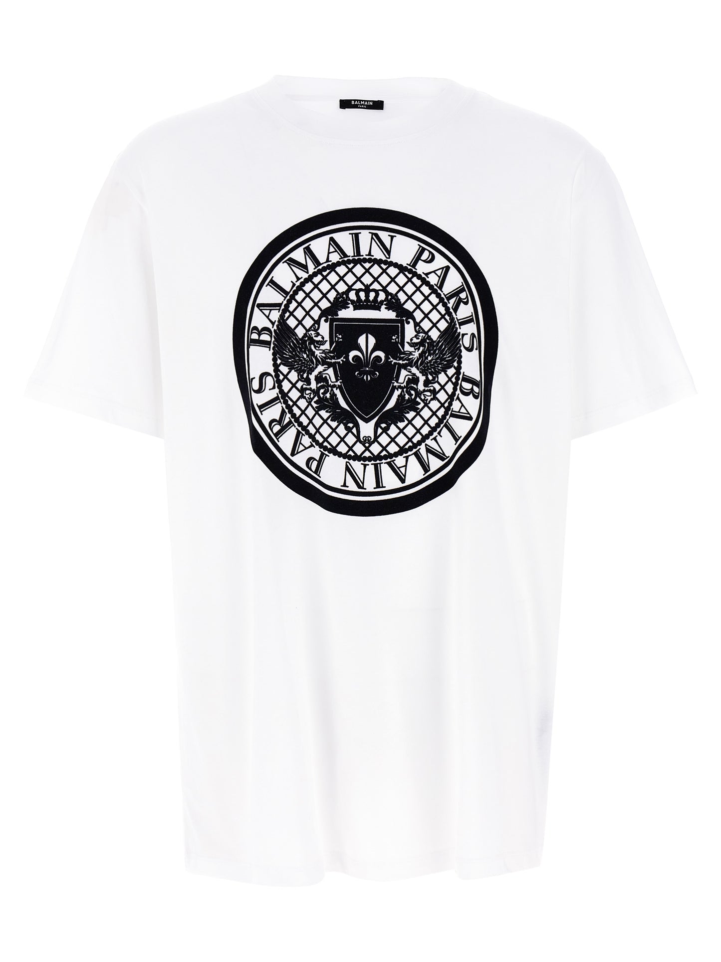 Camiseta Balmain bicolor de algodón orgánico