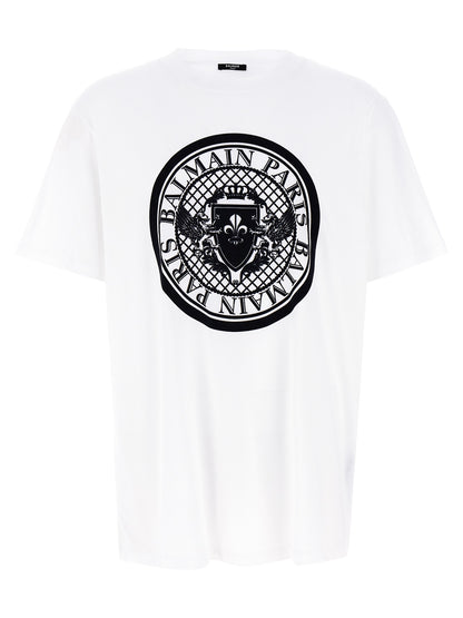Camiseta Balmain bicolor de algodón orgánico