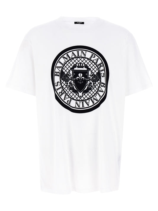 Camiseta Balmain bicolor de algodón orgánico