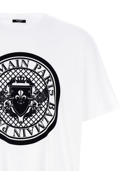 Camiseta Balmain bicolor de algodón orgánico