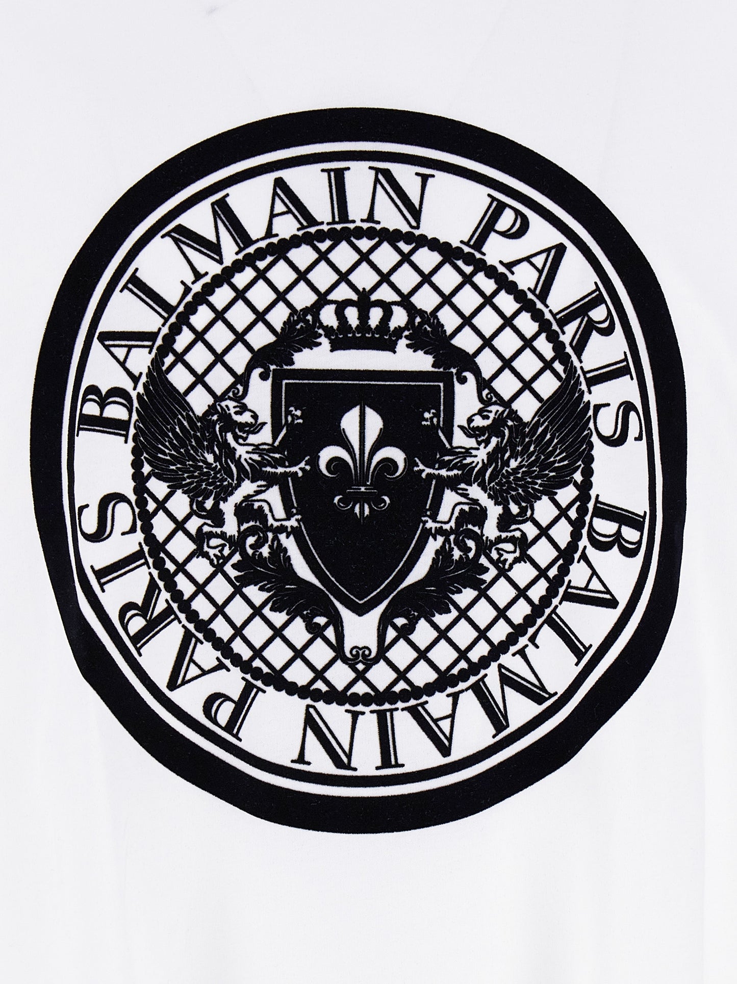 Camiseta Balmain bicolor de algodón orgánico