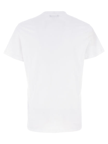 Camiseta Balmain De Algodón Orgánico En Blanco Puro
