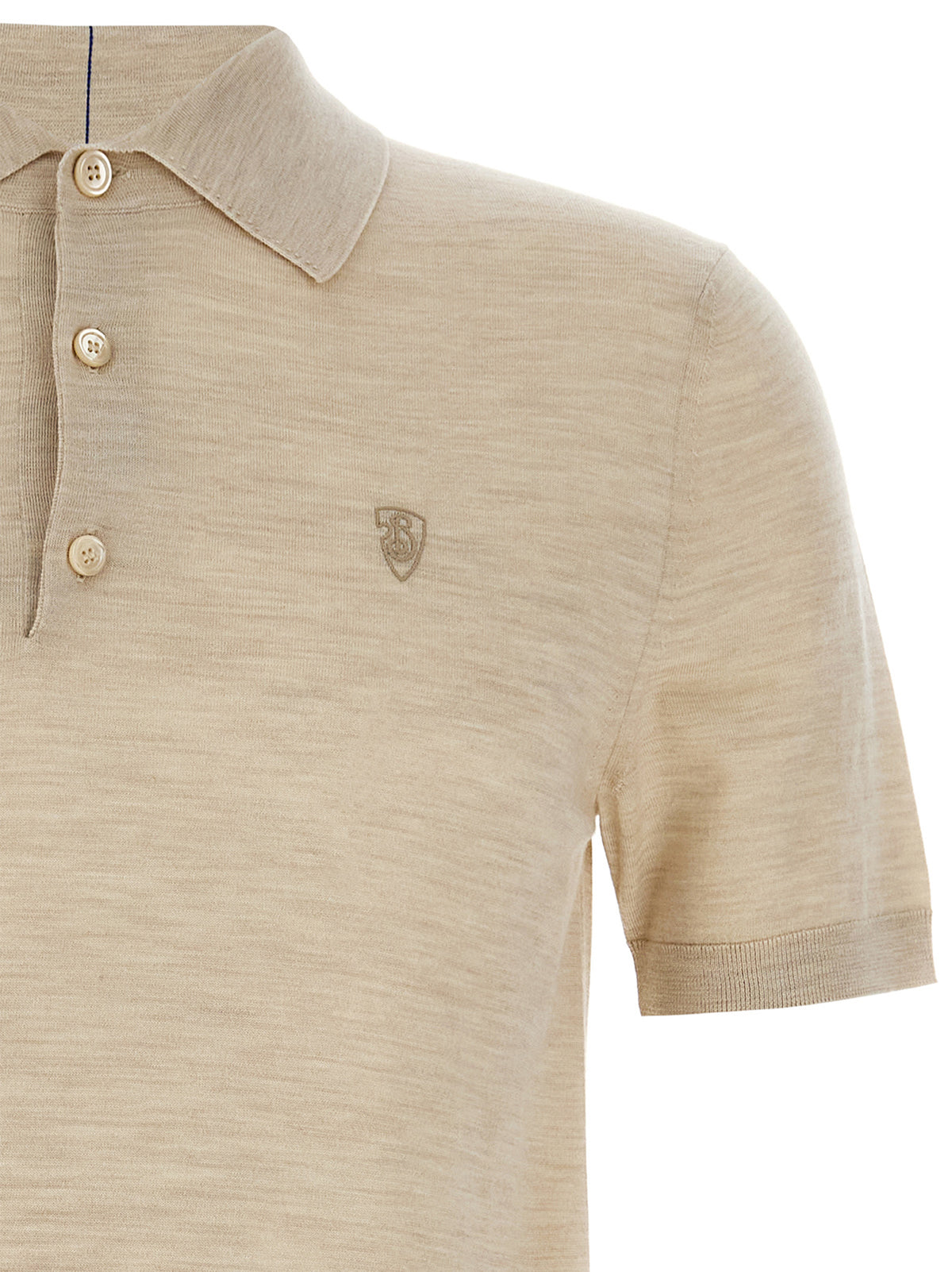 Polo Burberry en laine beige