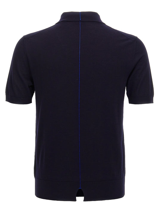 Polo Burberry de Lana Azul