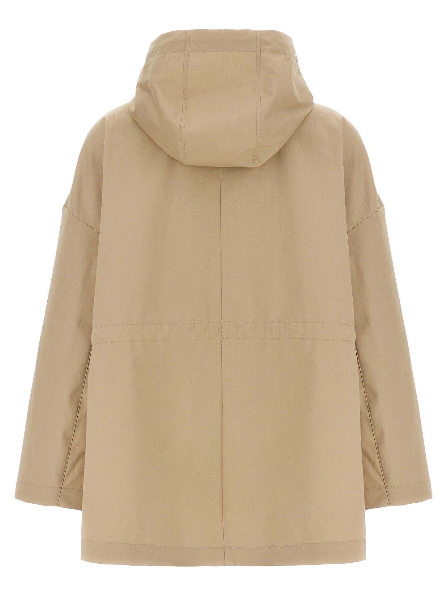 Moncler Beige Cotton Parka