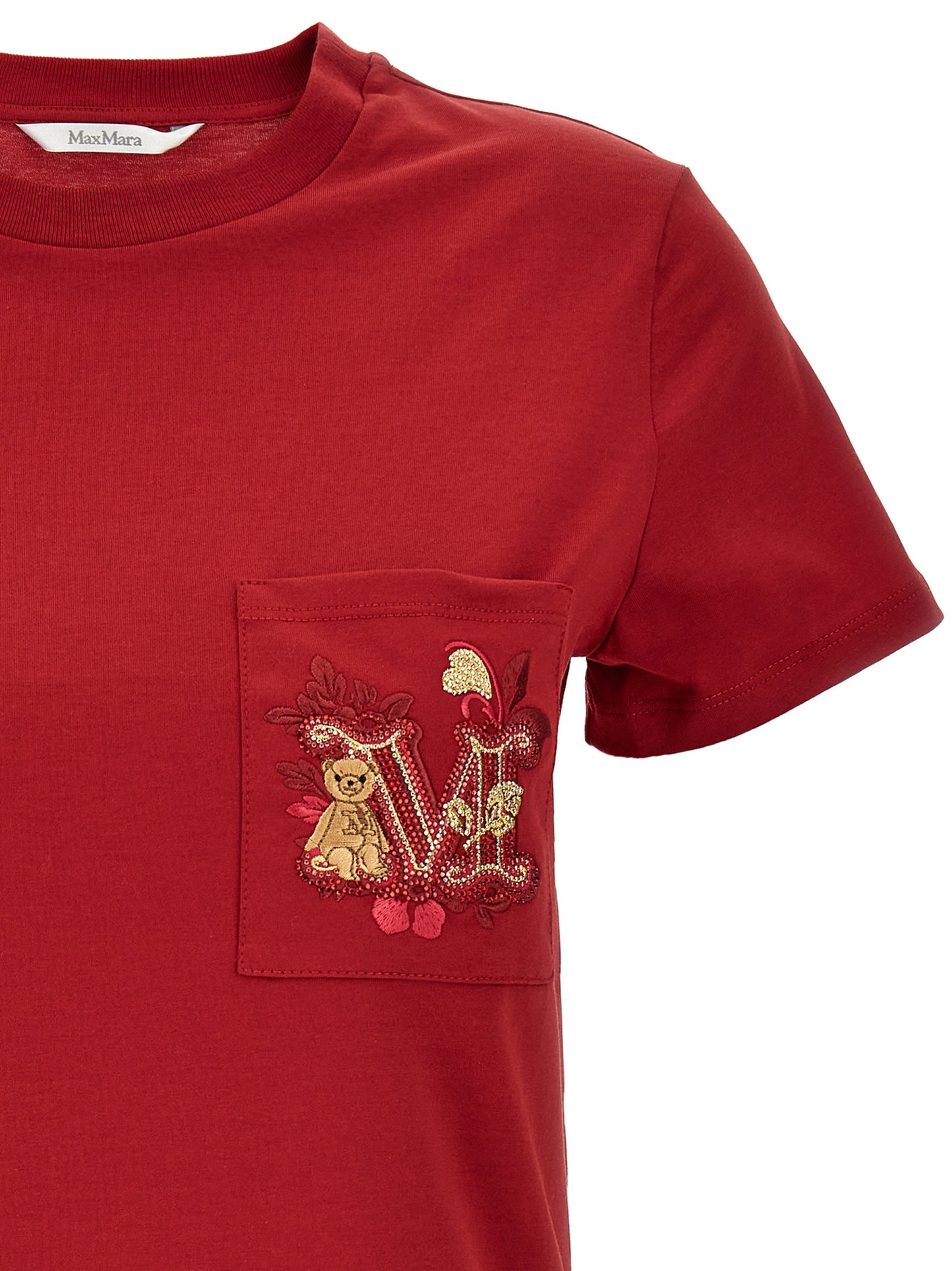 Camiseta de Algodón Multicolor Max Mara