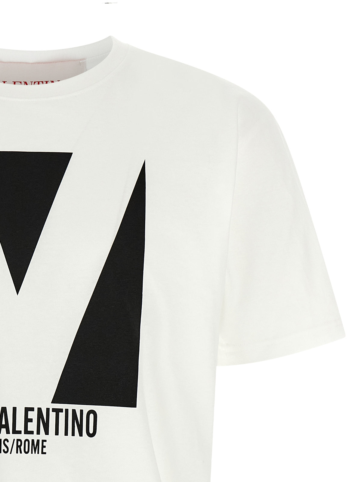 T-shirt bicolore Valentino Garavani en coton classique