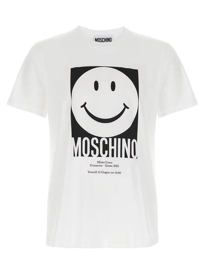 Camiseta Moschino de algodón blanco