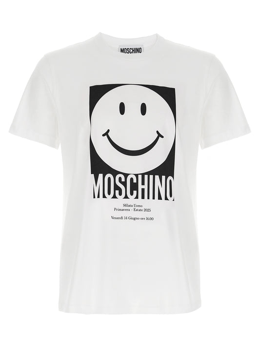 Camiseta Moschino de algodón blanco