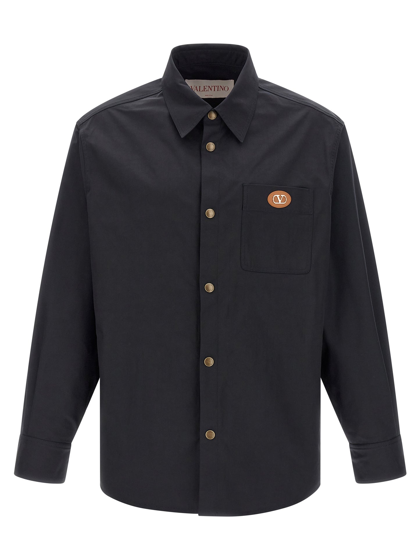 Chaqueta Larga de Poliéster Azul Valentino Garavani